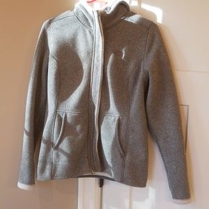 The North Face hooded sweater jacket